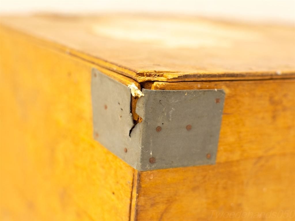 Houten kistje 37252, Huis en Inrichting, Woonaccessoires | Kisten, Ophalen of Verzenden, Gebruikt, Minder dan 50 cm, Minder dan 50 cm
