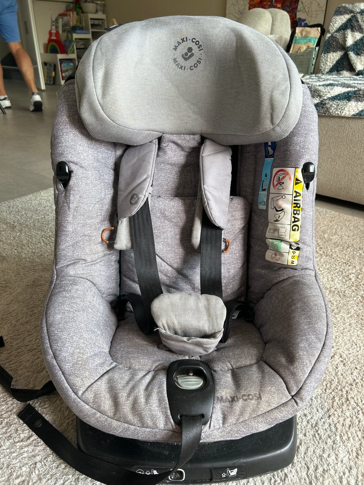 Maxi-Cosi AxissFix i-Size autostoel - Zo goed als nieuw, Ophalen, Gebruikt, 0 t/m 18 kg, Verstelbare rugleuning