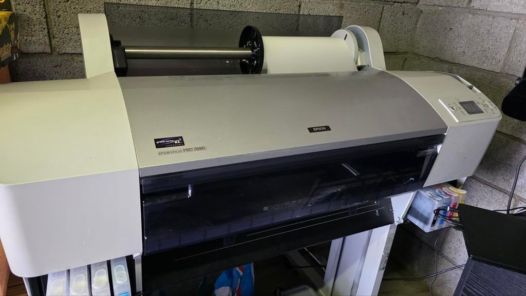 Epson Stylus Pro 7880 DTF printer met toebehoren, Ophalen of Verzenden