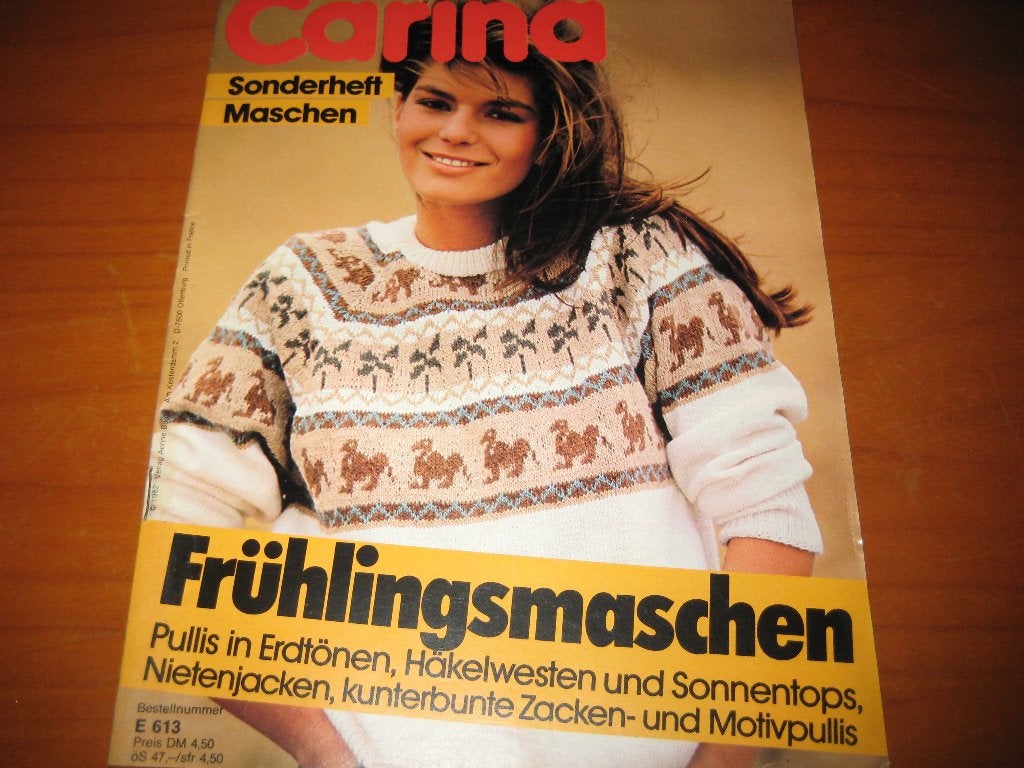 Carina Sonderheft Maschen: Frühlingsmaschen (401), Ophalen of Verzenden, Zo goed als nieuw, Breien en Haken