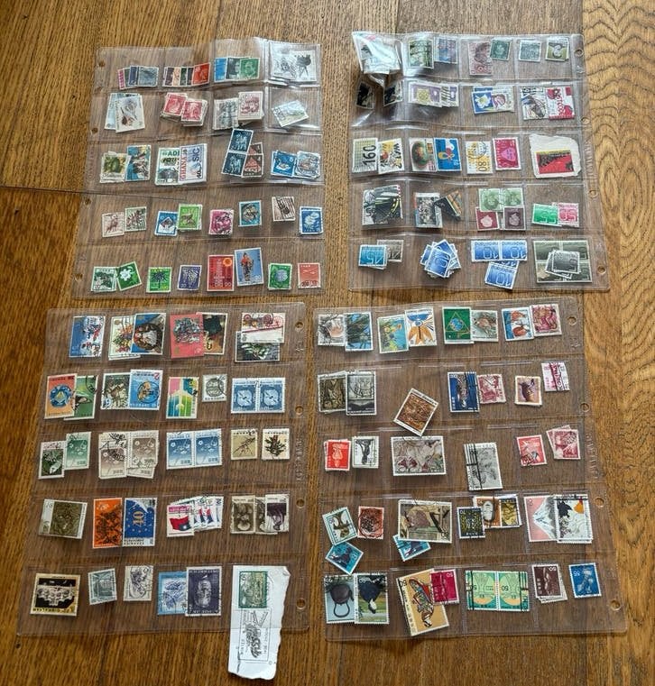 Grote verzameling postzegels uit diverse landen, Ophalen of Verzenden, Na 1940, Gestempeld
