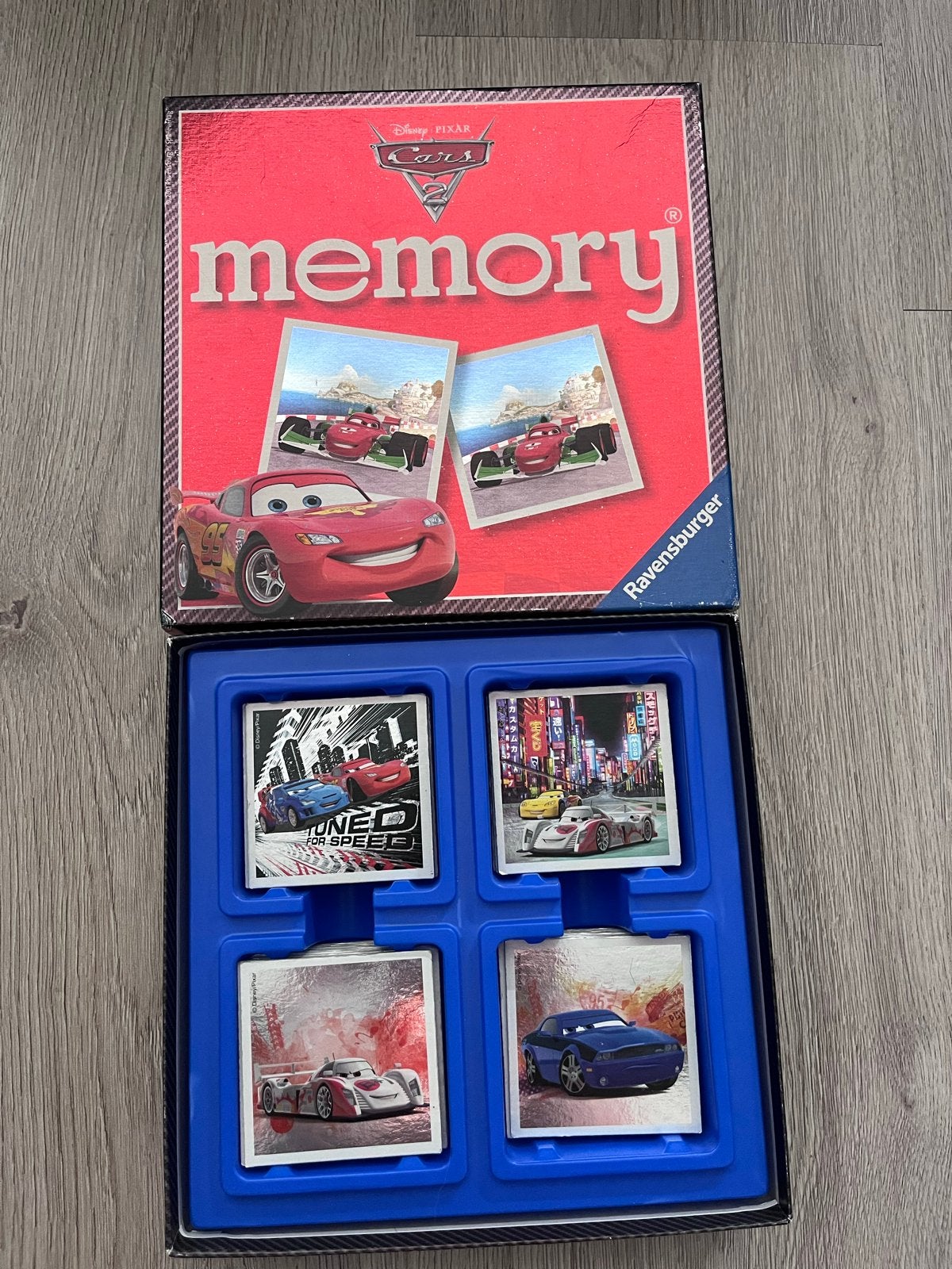 Disney Pixar Cars Memory spel compleet, Een of twee spelers, Ophalen of Verzenden, Gebruikt