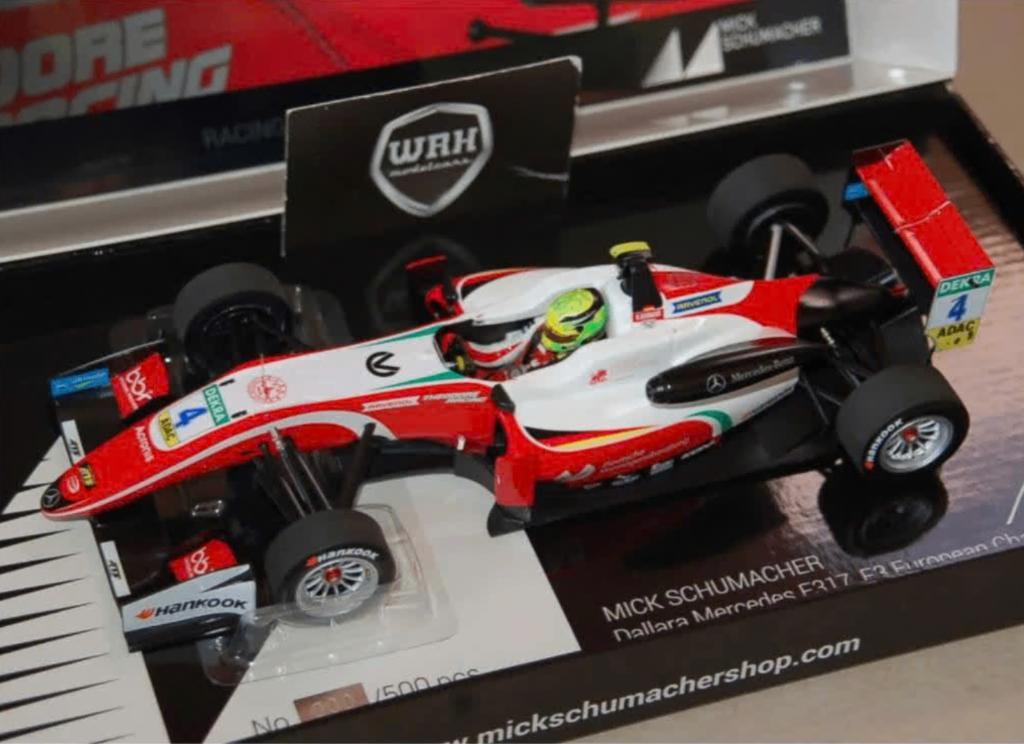1:18 DALLARA F317 MICK SCHUMACHER Minichamps LTD 000/500 WRH, Verzenden, Zo goed als nieuw, Auto, MiniChamps