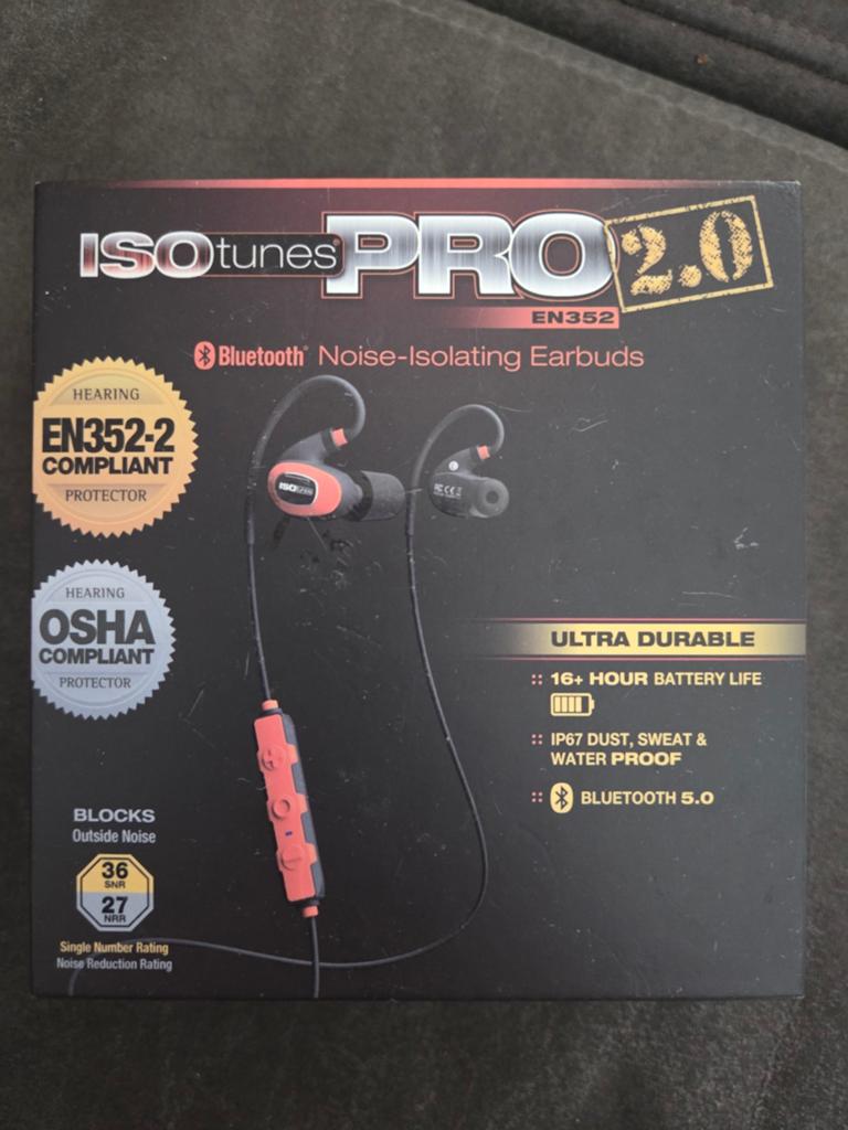 ISOtunes PRO 2.0 Bluetooth Noise-Isolating Oordopjes, Ophalen of Verzenden, Nieuw, Overige merken, Draadloos