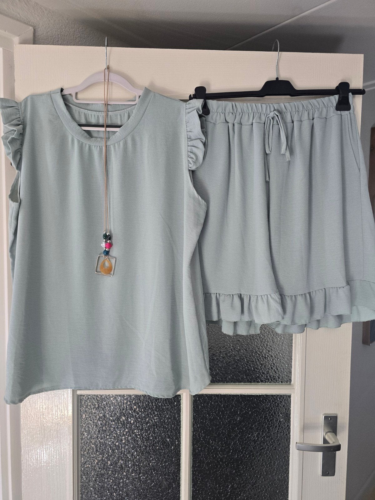 SALE nieuwe set mint 38 40 42 44, Kleding | Dames, Huispakken, Ophalen of Verzenden, Nieuw, Maat 38/40 (M), Groen