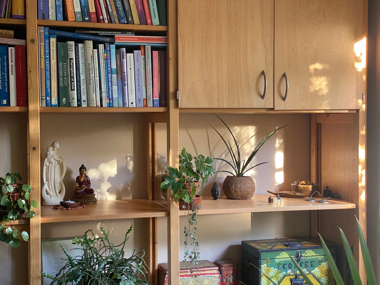 Ecotec leemverf in de kleur cinnamon, ruim 50m2, Doe-het-zelf en Verbouw, Ophalen, Zo goed als nieuw