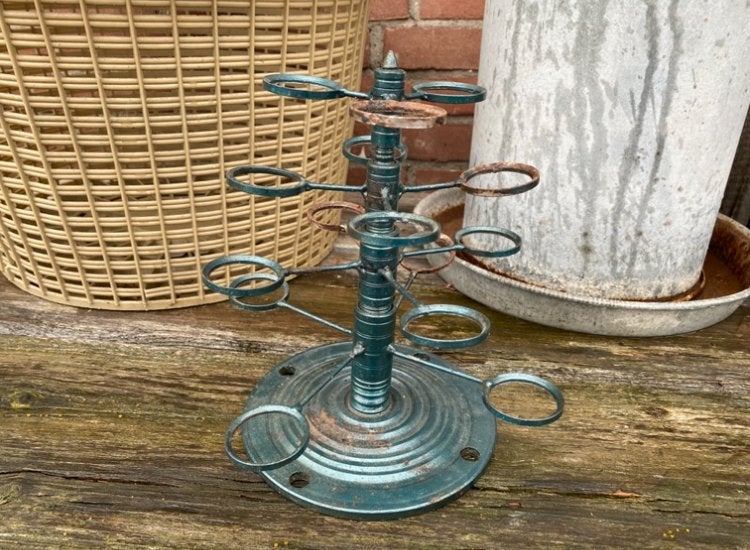 Flessenrekje of wel eierenrekje, Antiek en Kunst, Curiosa en Brocante, Ophalen of Verzenden