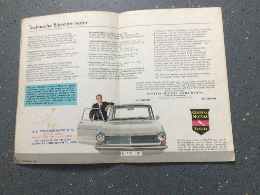 Opel instructieboekje en vraagbaak kadett A B., Ophalen of Verzenden