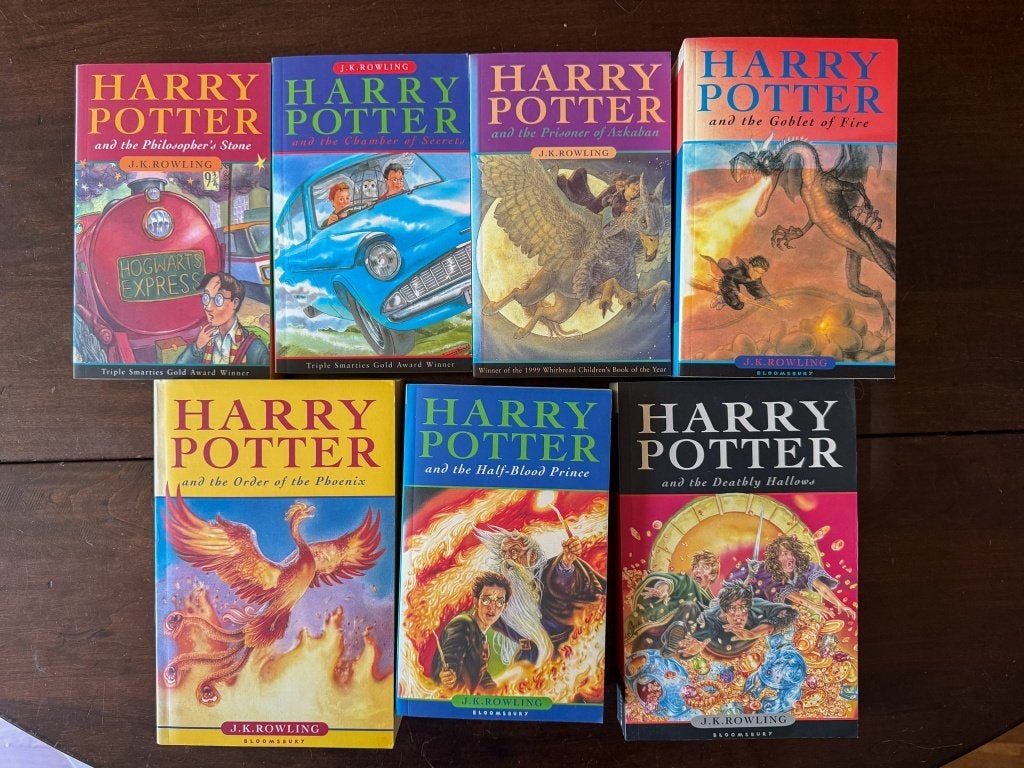 Complete Harry Potter serie - Engels, Ophalen of Verzenden, Gelezen, J.K. Rowling