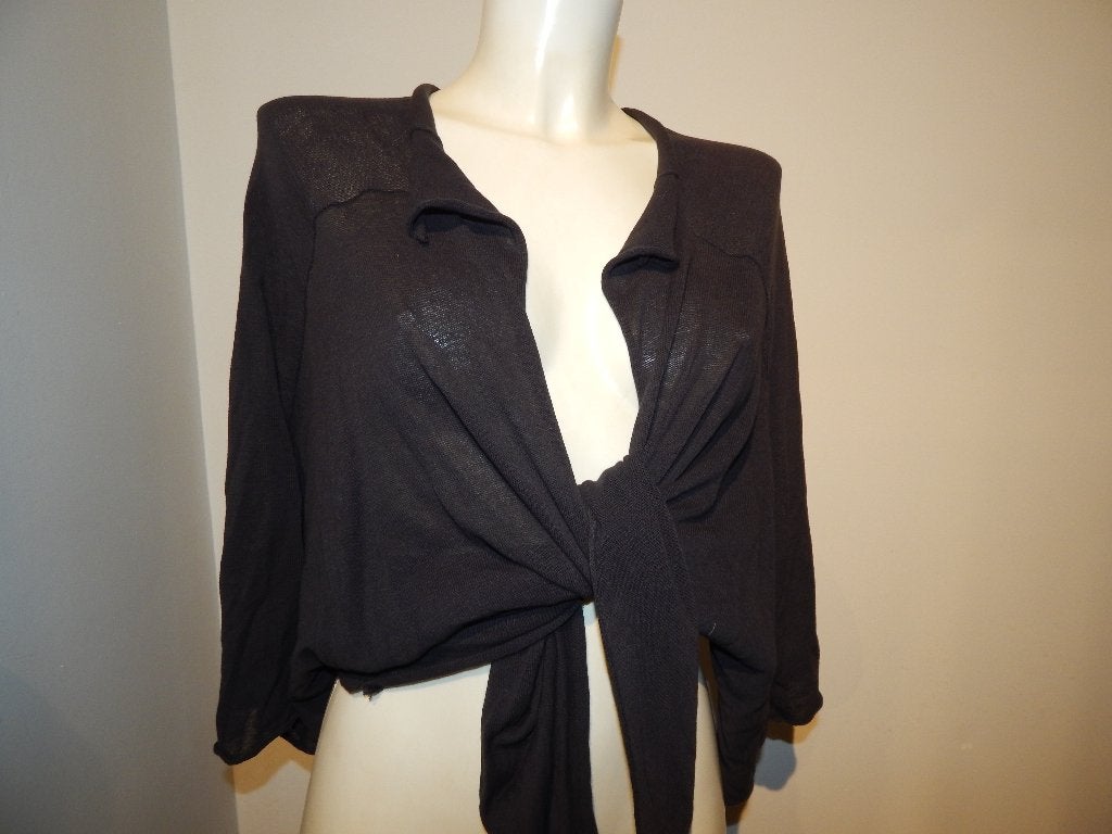 Sarah Pacini vintage gebreid vestje knoop sluiting One size, Verzenden, Sarah Pacini, Maat 42/44 (L), Zo goed als nieuw