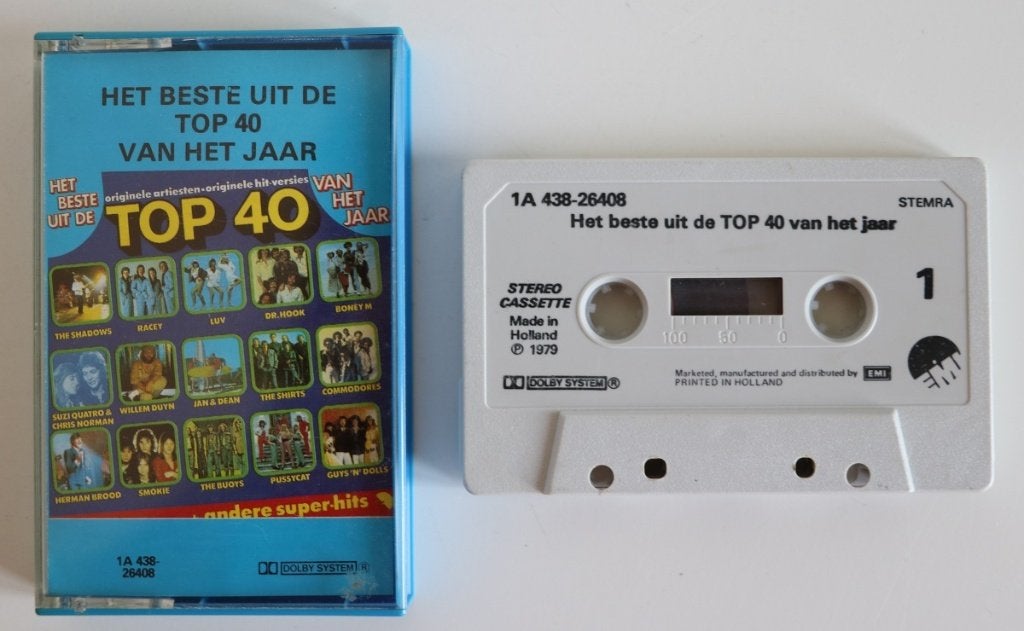 Het beste uit de TOP 40 van het jaar (1979), 32 nummers, Cd's en Dvd's, Cassettebandjes, Gebruikt, 1 bandje, Ophalen of Verzenden