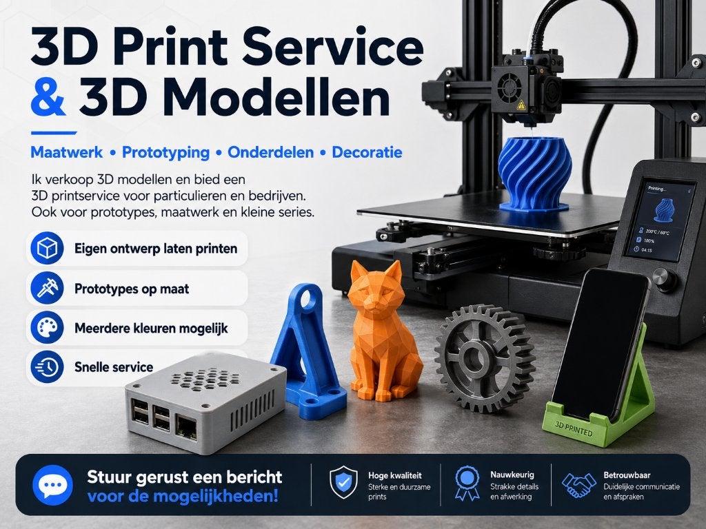 3D Print Service | Prototypes & Maatwerk, Printen of Kopiëren