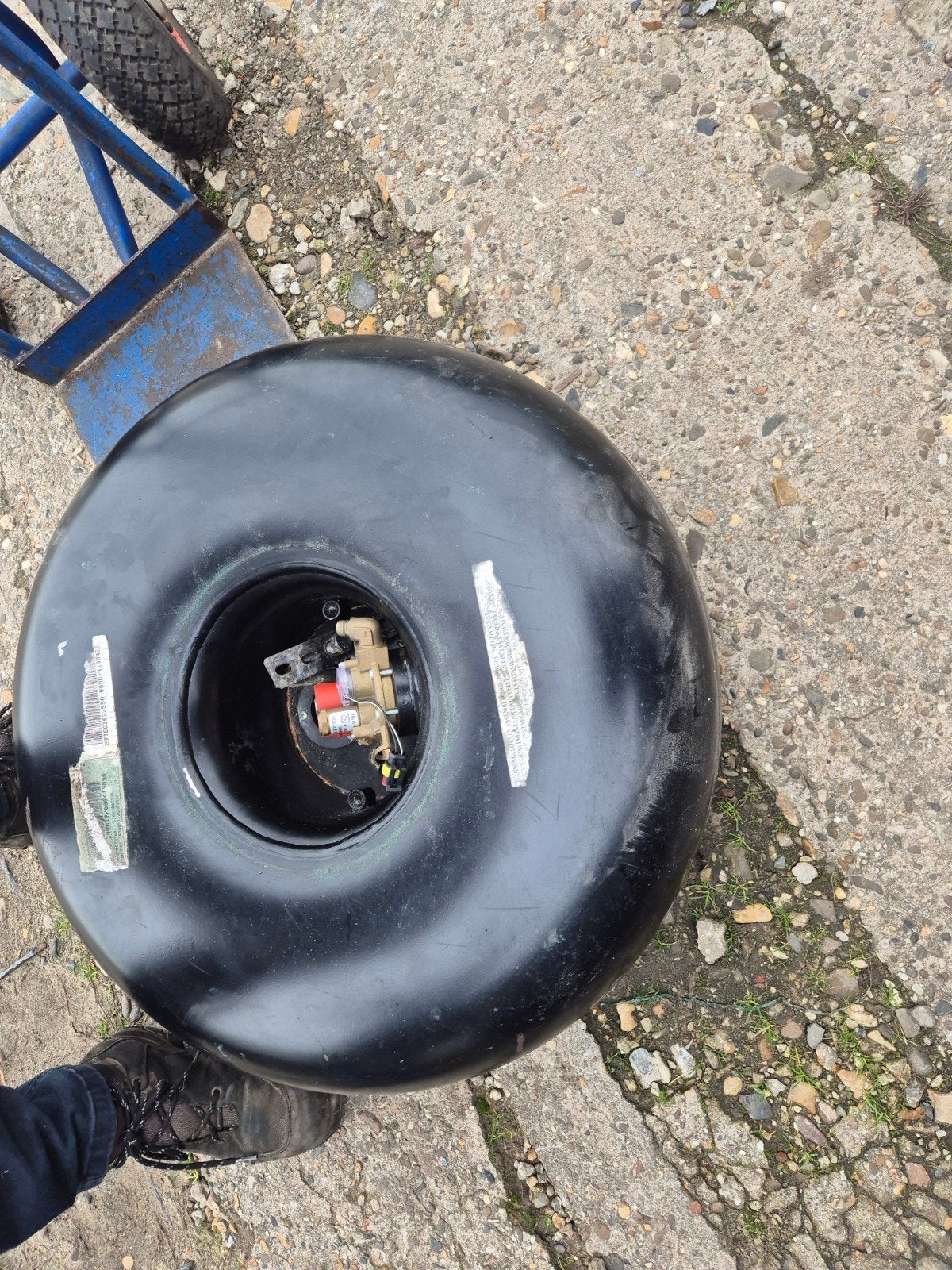 LPG G3 ring tank met multivalve en vlotter, Ophalen of Verzenden, Gebruikt, Universele onderdelen