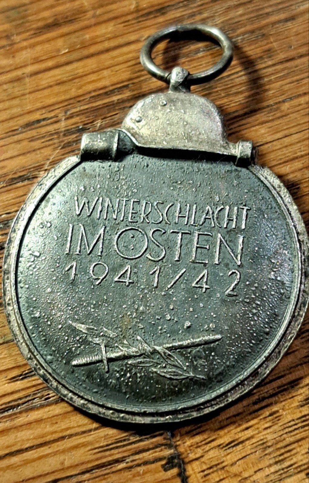 Oostfront medaille, Verzamelen, Ophalen of Verzenden, Lintje, Medaille of Wings