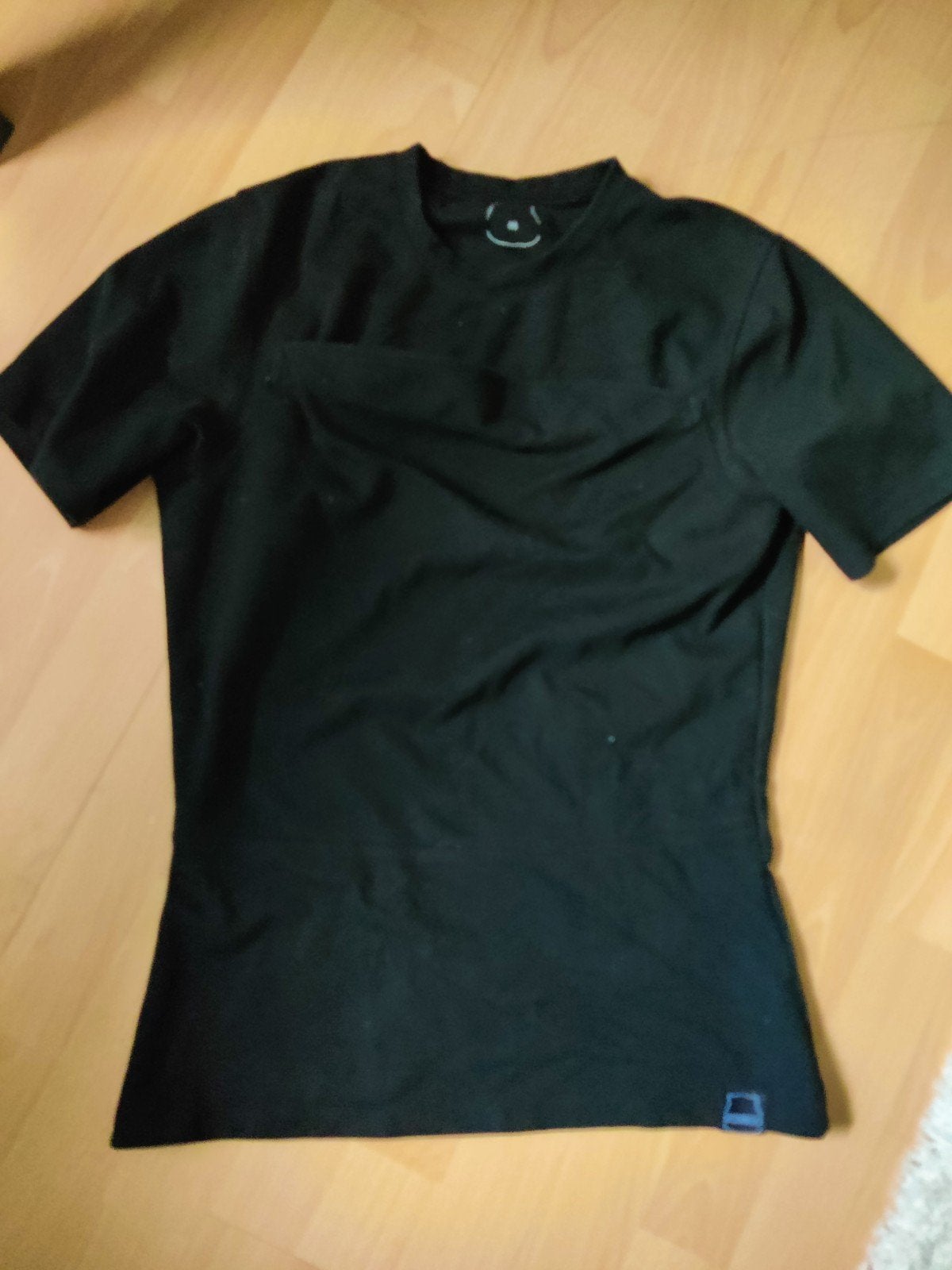 Womboo T-shirt voor heren - Maat M, Maat 48/50 (M), Zwart, Ophalen of Verzenden, Gedragen