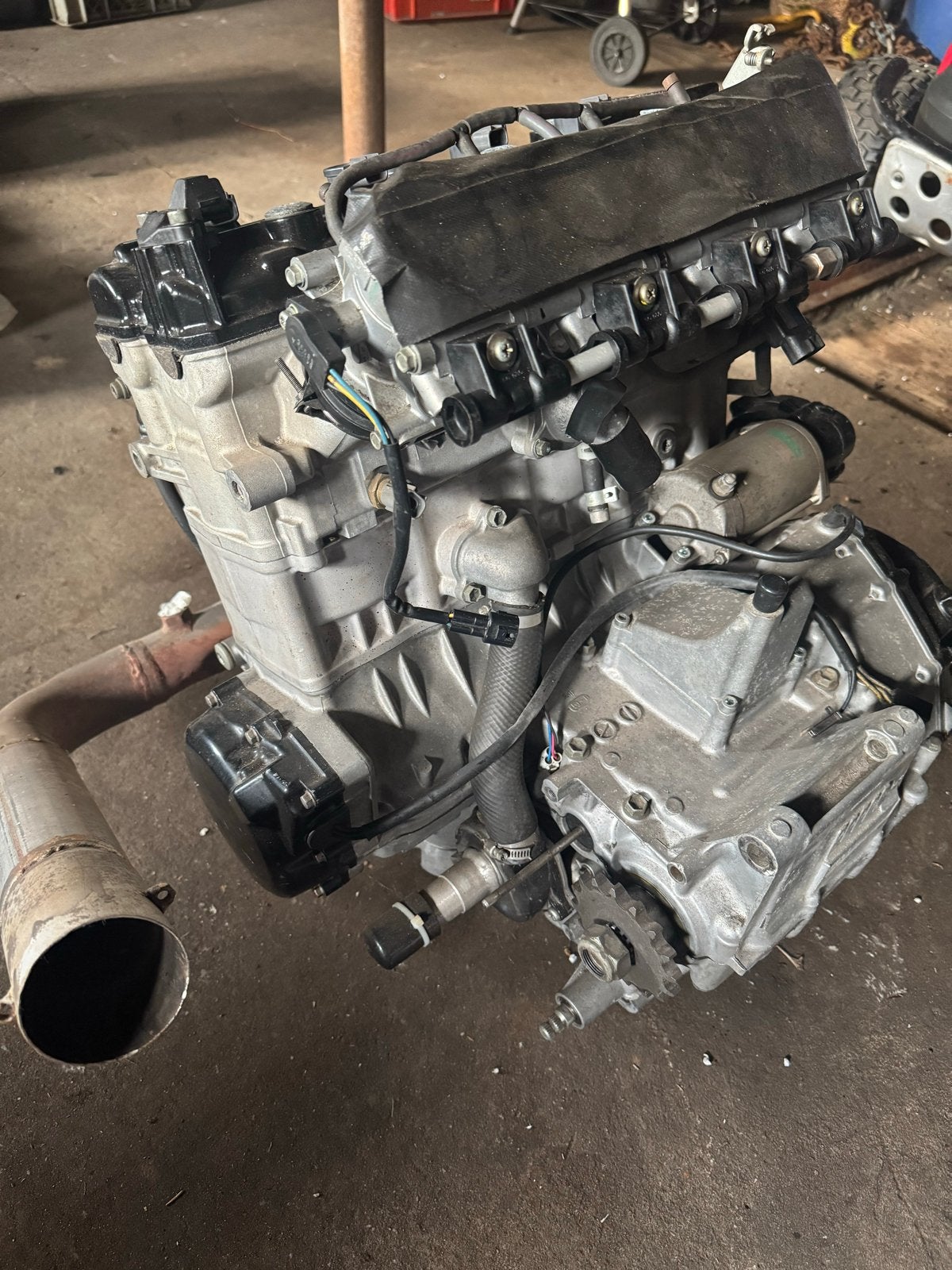Hayabusa gen 1.  Motorblok gereviseerd, Ophalen, Gereviseerd
