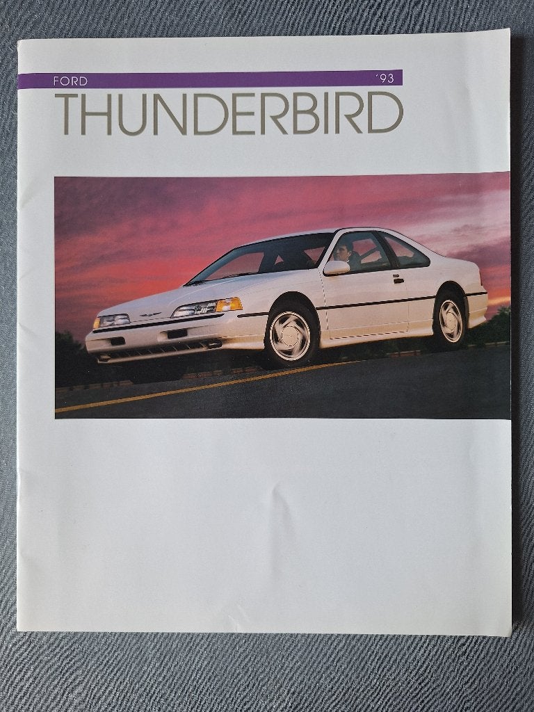 Brochure FORD THUNDERBIRD - 1993 USA, Verzenden, Gelezen, Ford