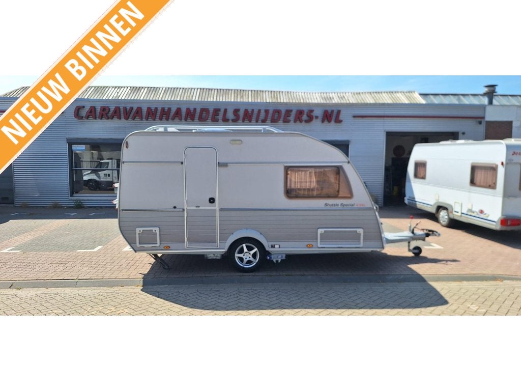 Kip Shuttle 41 EKL Moever luifel 2 Zijwanden, Caravans en Kamperen, Caravans, Rondzit, Kip, Tot en met 2, Bedrijf