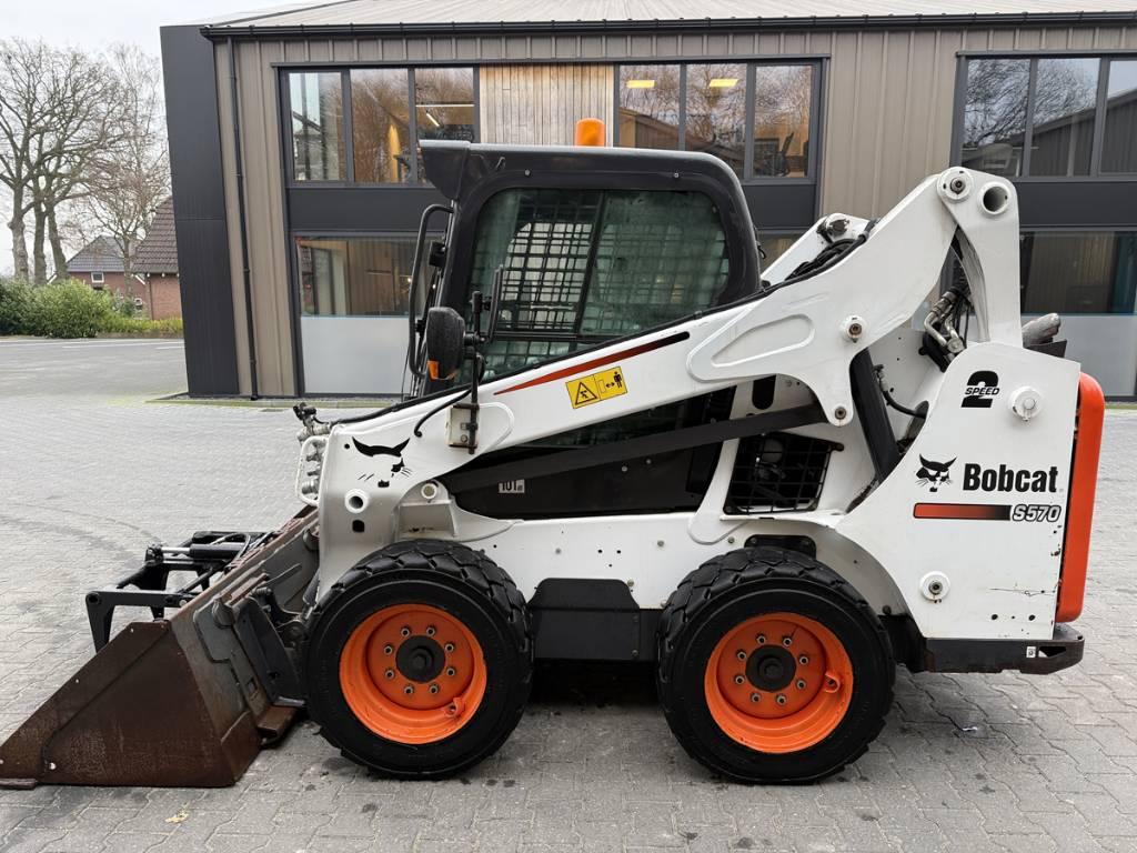 Bobcat S570 skidsteer (bj 2016), Wiellader of Shovel