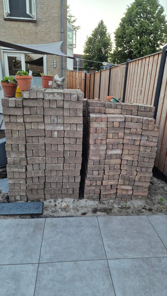 Klinkers, Tuin en Terras, Ophalen, Gebruikt, Beton, Klinkers