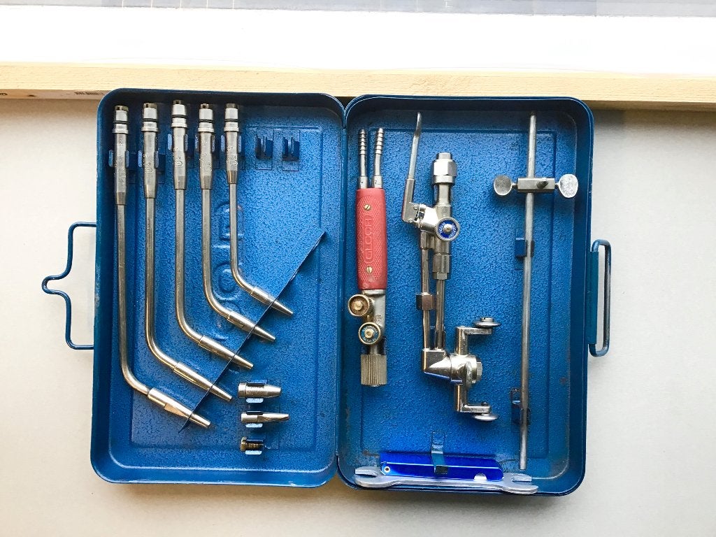 Gloor Lilliput Lasapparaat/snijbrander set, Ophalen of Verzenden, Gebruikt, Minder dan 150 ampère, Overige typen