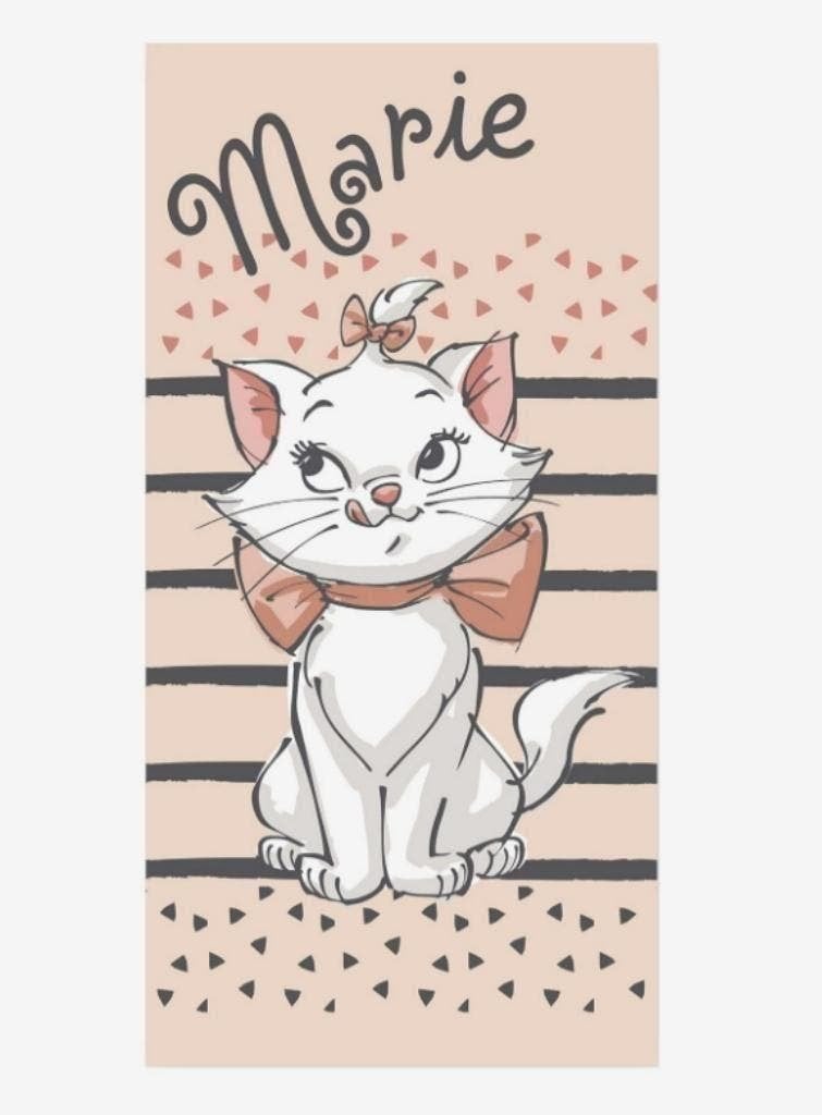 Marie Cat Badlaken / Strandlaken - Aristocats Disney Katoen, Disney, Meisje, One size, Nieuw