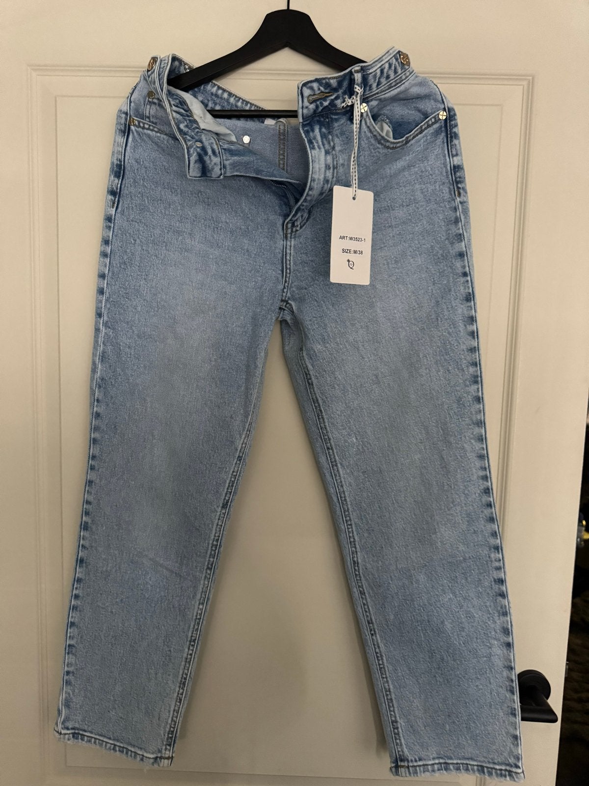 Nieuwe Queen Hearts Paris Mom Fit Jeans - nieuw Maat M/38, Ophalen of Verzenden, Nieuw, Blauw, W30 - W32 (confectie 38/40)