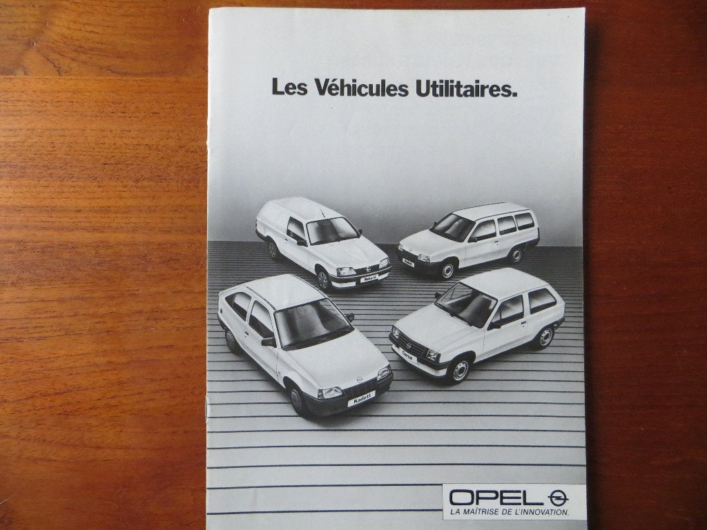 Opel Les Véhicules utilitaires Corsa Van, Kadett Affaires ea, Ophalen of Verzenden, Nieuw, Opel