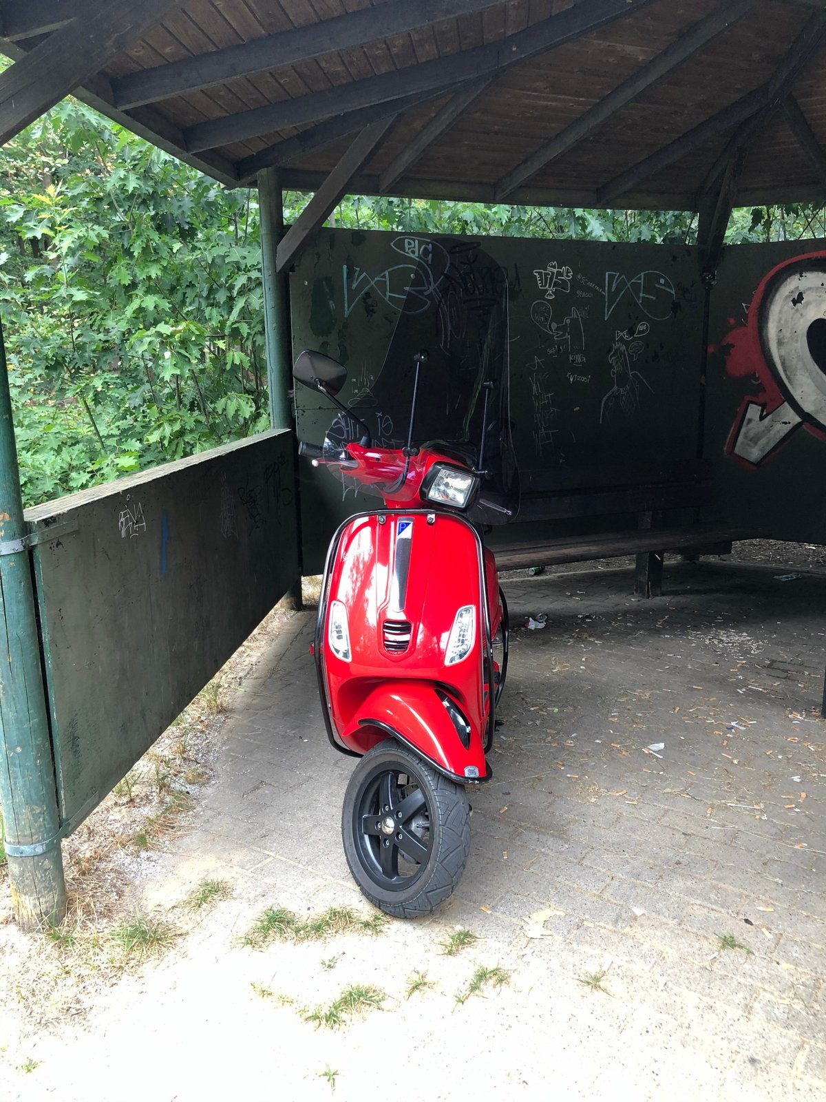 Vespa S uit 2013 - Rode Scooter, Ophalen, Gebruikt, Vespa S, Benzine