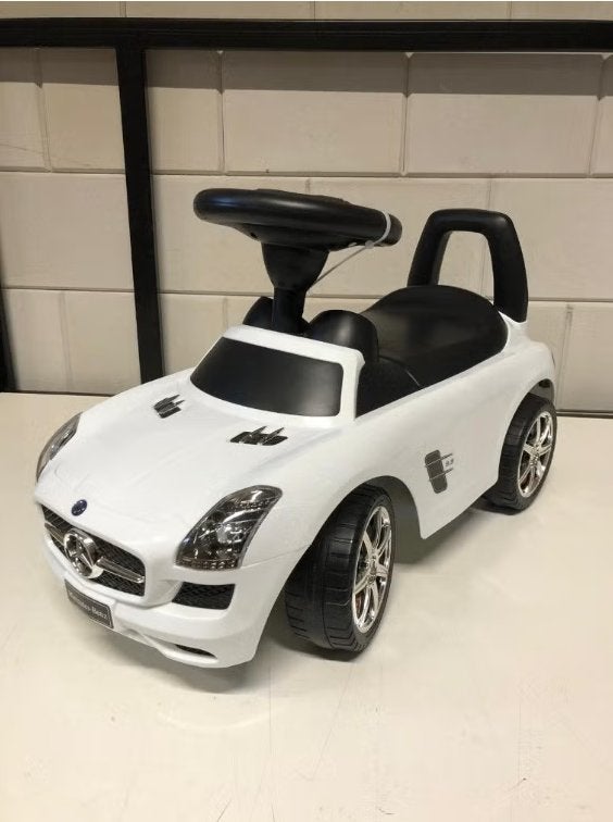 Bandits & Angels loopauto Mercedes Benz C-klasse wit, Ophalen, Nieuw, Loopvoertuig