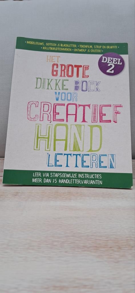 Het Grote Dikke Boek voor Creatief Handletteren Deel 2, Overige thema's, Meerkleurig, Ophalen of Verzenden, Zo goed als nieuw