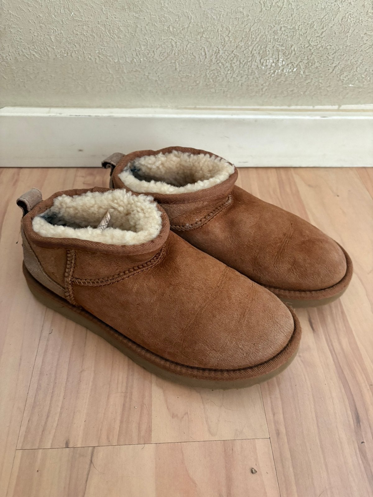 Originele Ugg ultra mini chestnut mt 37, Bruin, Lage of Enkellaarzen, Ophalen of Verzenden, Gedragen