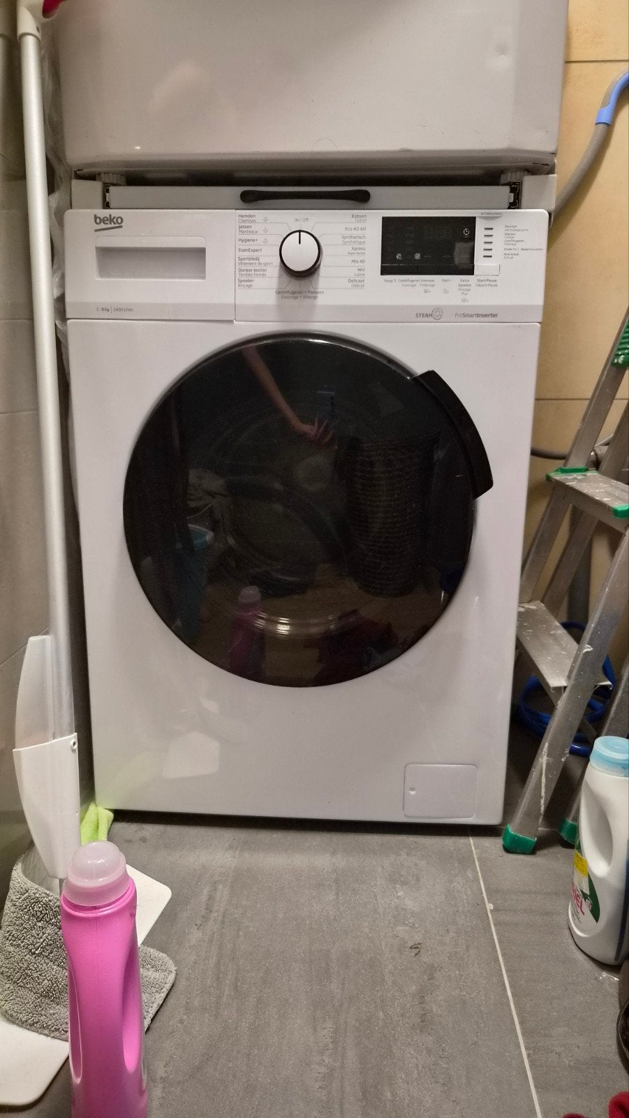 BEKO WTV8814MMCO ProSmartInverter 8kg wasmachine, Ophalen, Minder dan 85 cm, Wolwasprogramma, Zo goed als nieuw