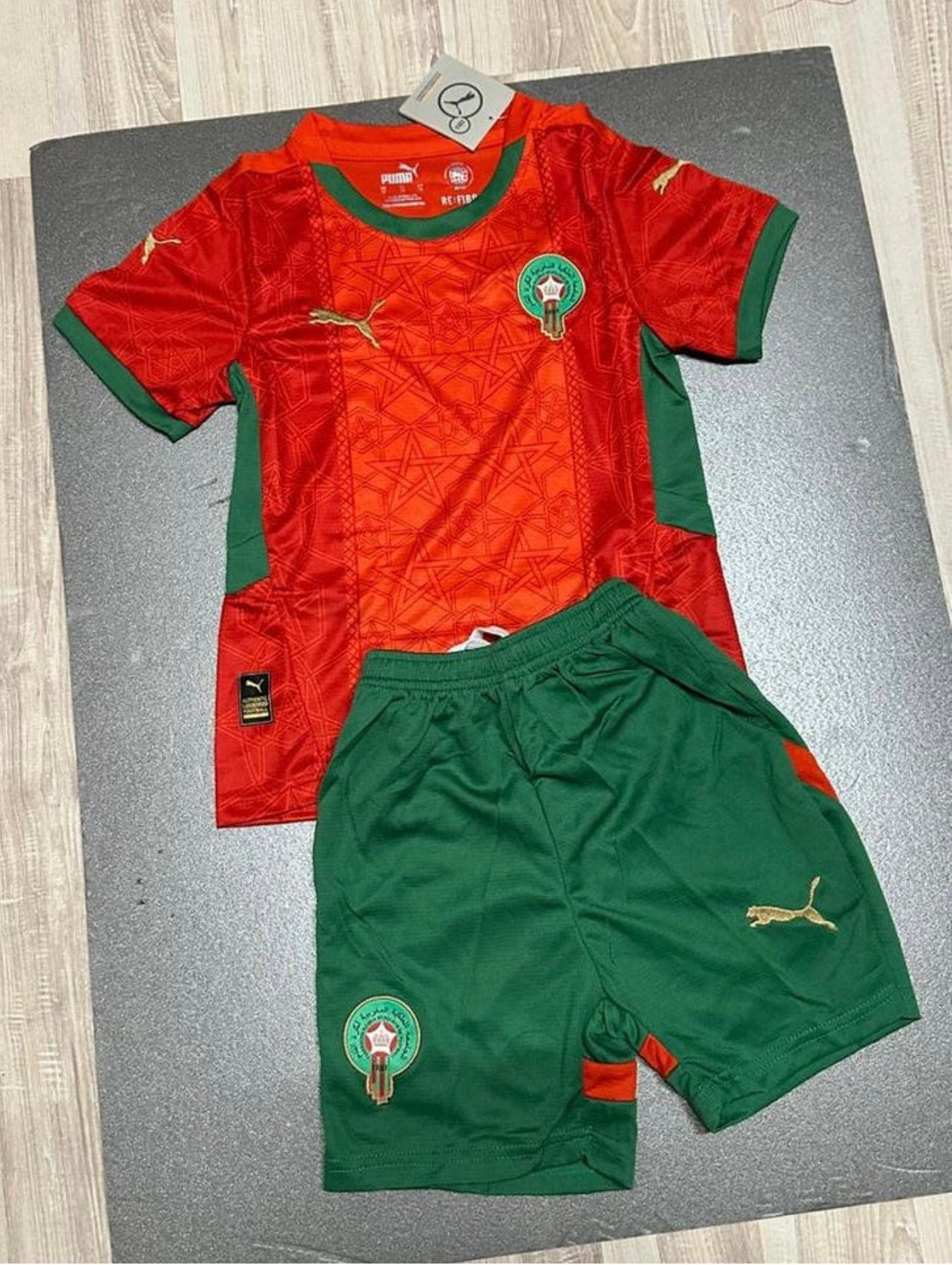 Marokko voetbal tenue, Maat XS of kleiner, Verzenden, Nieuw
