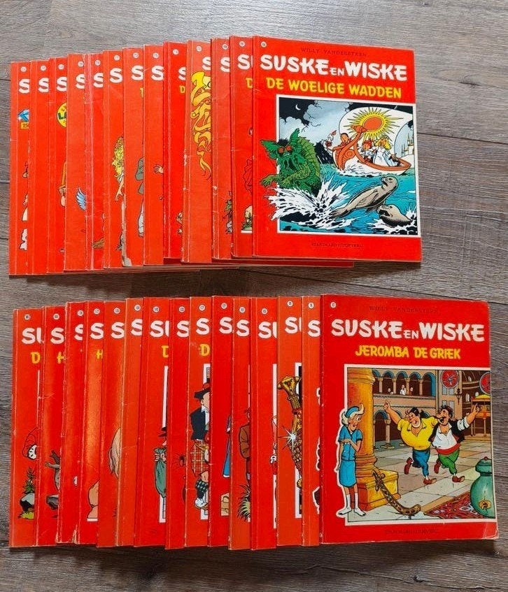 Suske en Wiske verzameling, Meerdere stripboeken, Ophalen of Verzenden, Gelezen, Willy Vandersteen