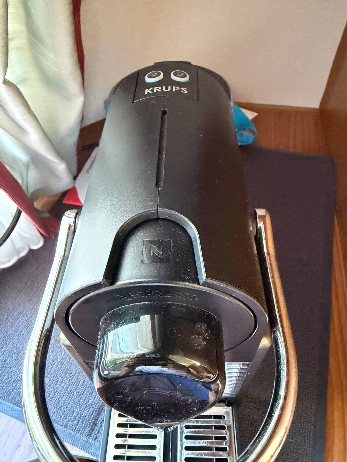 Krups Pixie Nespresso Koffiezetapparaat, Witgoed en Apparatuur, Koffiezetapparaten, Gebruikt, Espresso apparaat, Ophalen of Verzenden