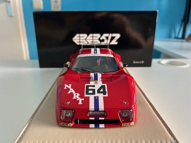 FERRARI 512 BBLM N.A.R.T #64 1:18 BBR, Hobby en Vrije tijd, Modelauto's | 1:18, Ophalen, Zo goed als nieuw, Auto, Overige merken