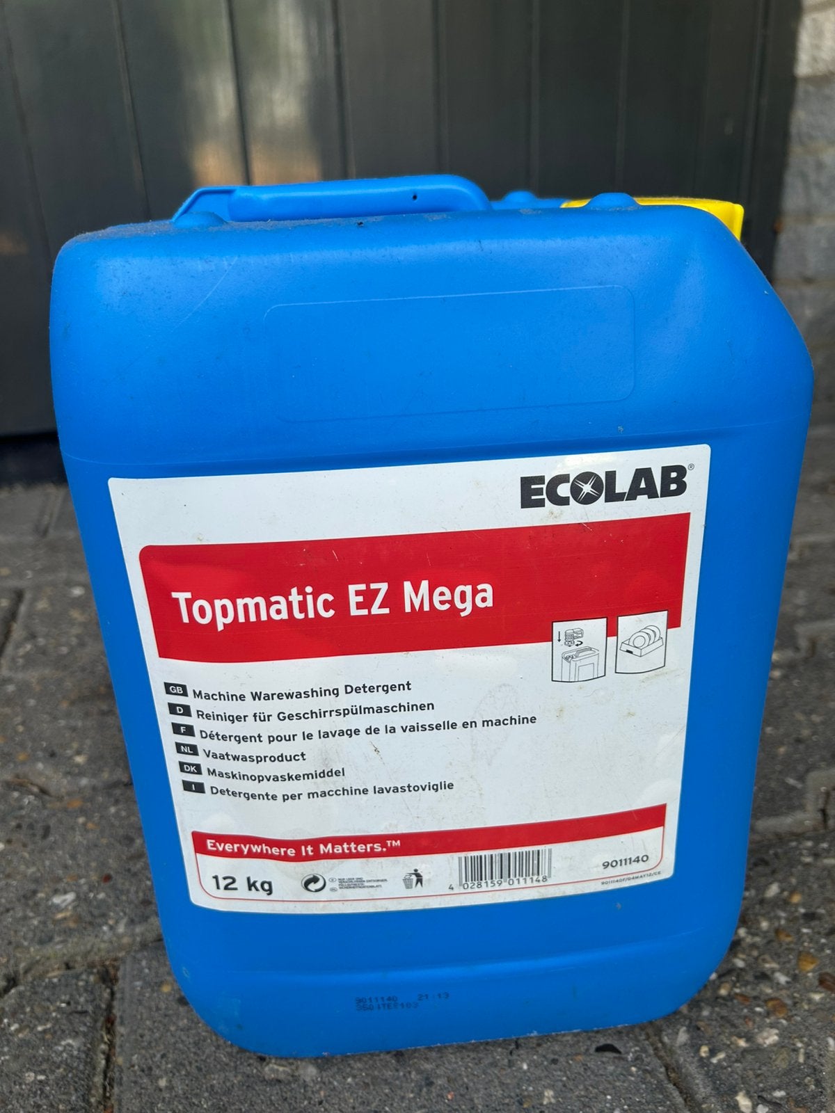 Topmatic EZ mega vaatwasmiddel, Ophalen