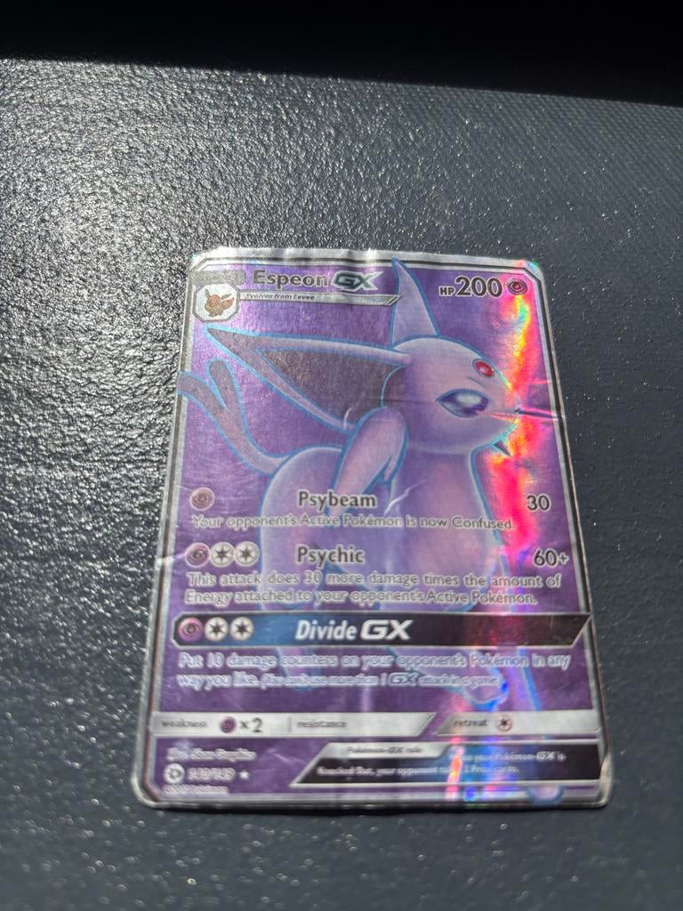 Espeon GX 140/149 - Beschadigd maar nog steeds gewild, Verzenden, Gebruikt, Losse kaart