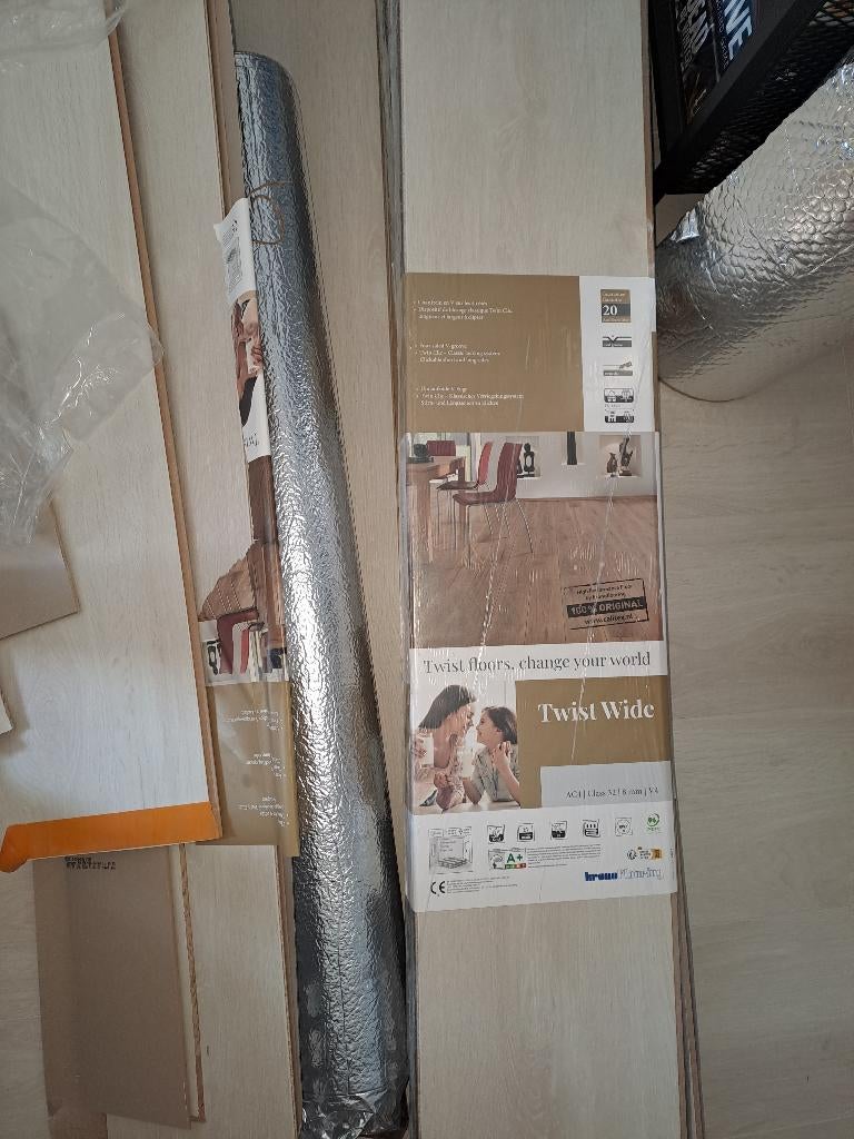 super kwaliteit laminaat 7.5 vierkante meter in verpakking, Ophalen, 50 tot 150 cm, Nieuw, 5 tot 10 m²