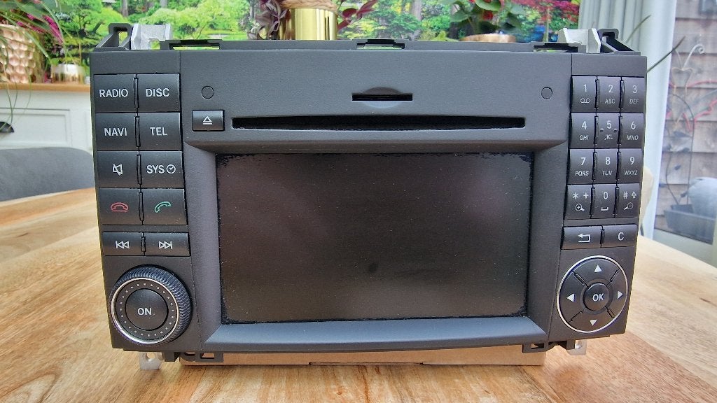 2008 Mercedes B Klasse W245 Navigatie radio W169 W639 W906, Ophalen, Gebruikt, Mercedes-Benz