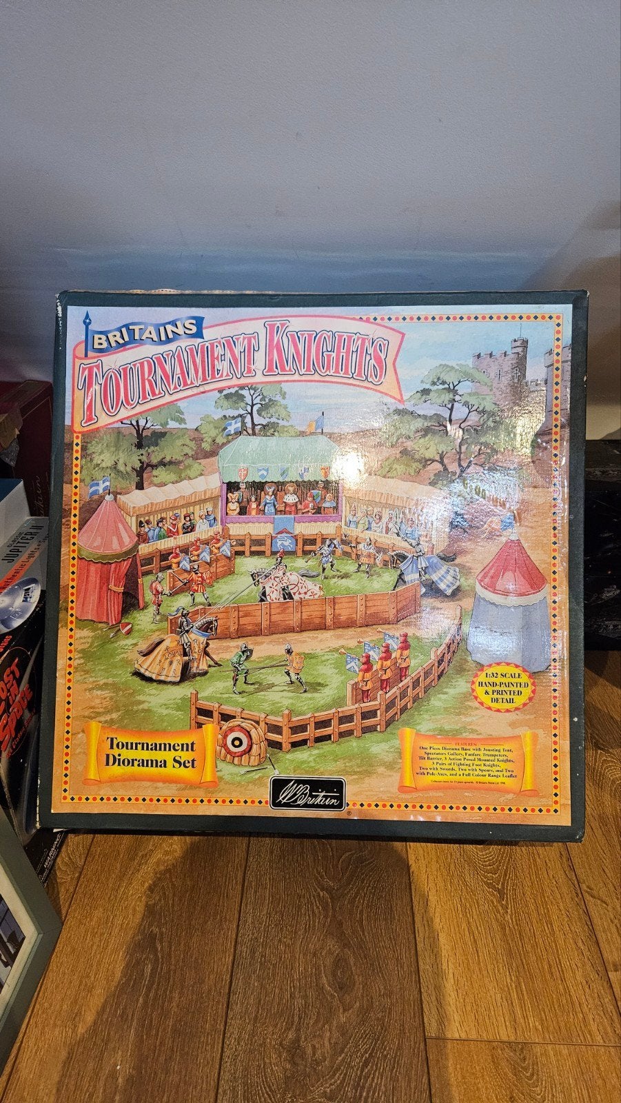 Britains Ridder Toernooi Diorama Set in doos, Kinderen en Baby's, Speelgoed | Actiefiguren, Ophalen of Verzenden