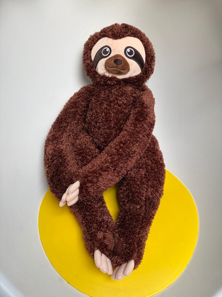 K3506 AH Albert Heijn luiaard sloth bruin groot formaat, Ophalen of Verzenden, Zo goed als nieuw, Overige typen