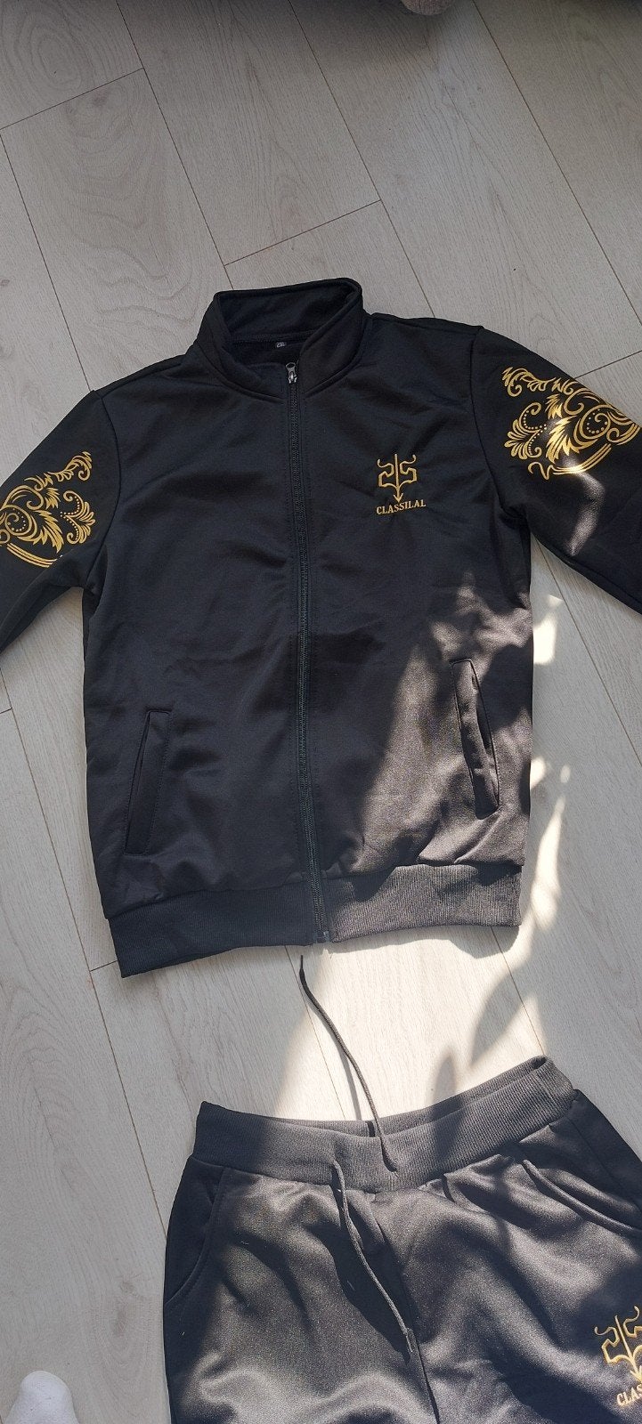 Nieuw Classilal Trainingspak Zwart/Goud (valt als S), Ophalen, Nieuw, Maat 46 (S) of kleiner