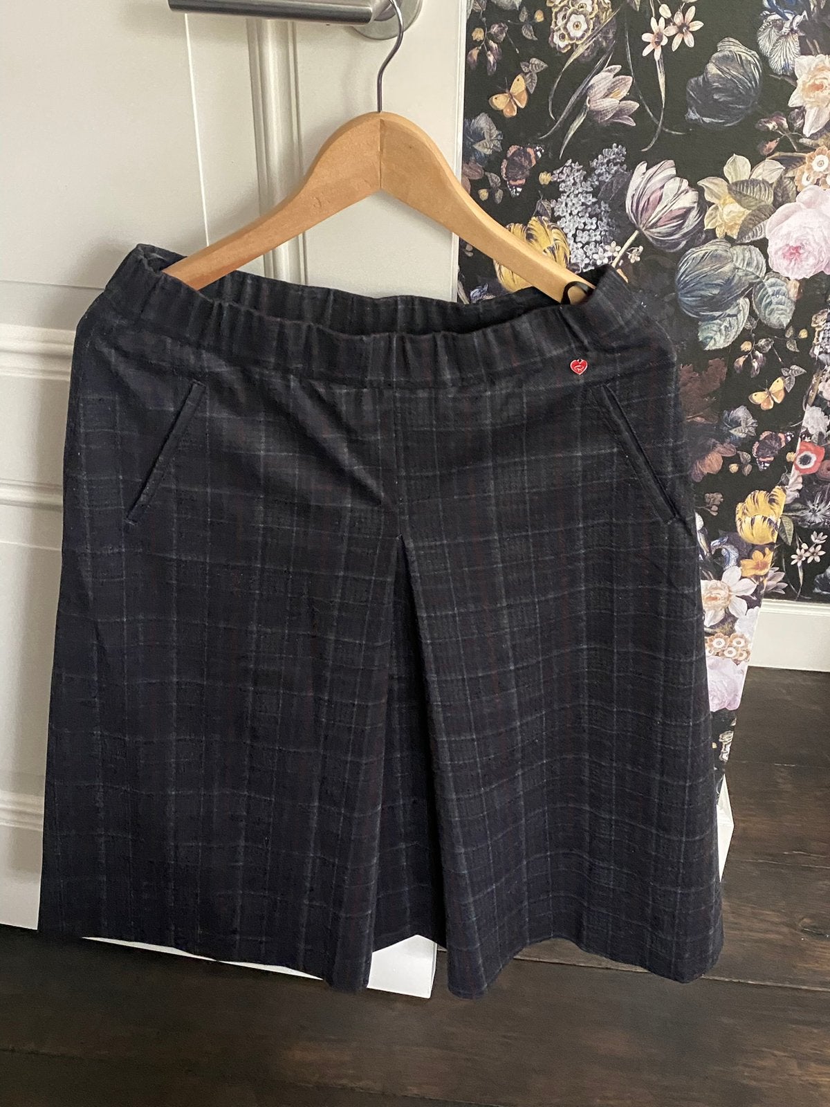 Rok lang grijs ruit merk Toni Dress maat 38, Maat 38/40 (M), Ophalen of Verzenden, Zo goed als nieuw, Grijs