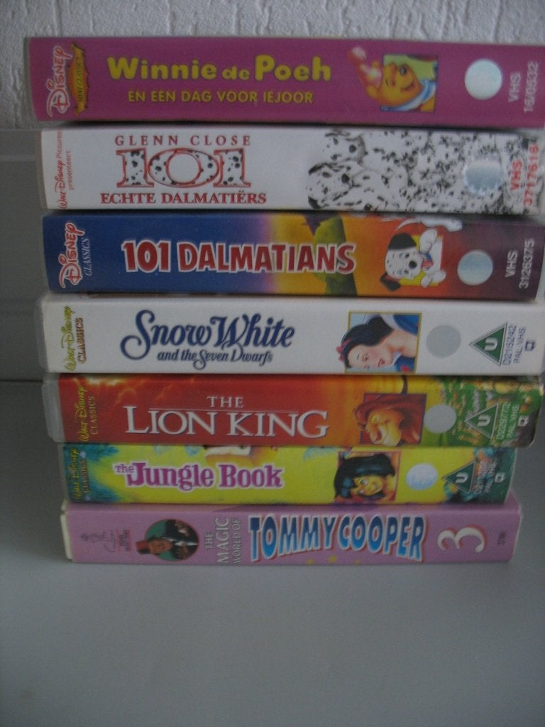 VHS banden, Verzamelen, Ophalen of Verzenden, Overige figuren, Zo goed als nieuw, Overige typen