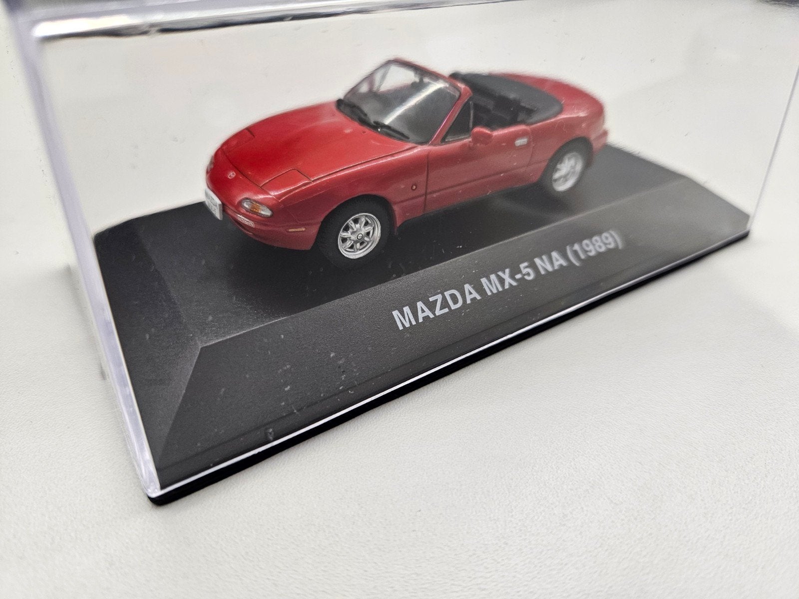 Prachtige Mazda MX-5 NA Rood 1989 1:43, Ophalen of Verzenden, Nieuw, Auto, Overige merken