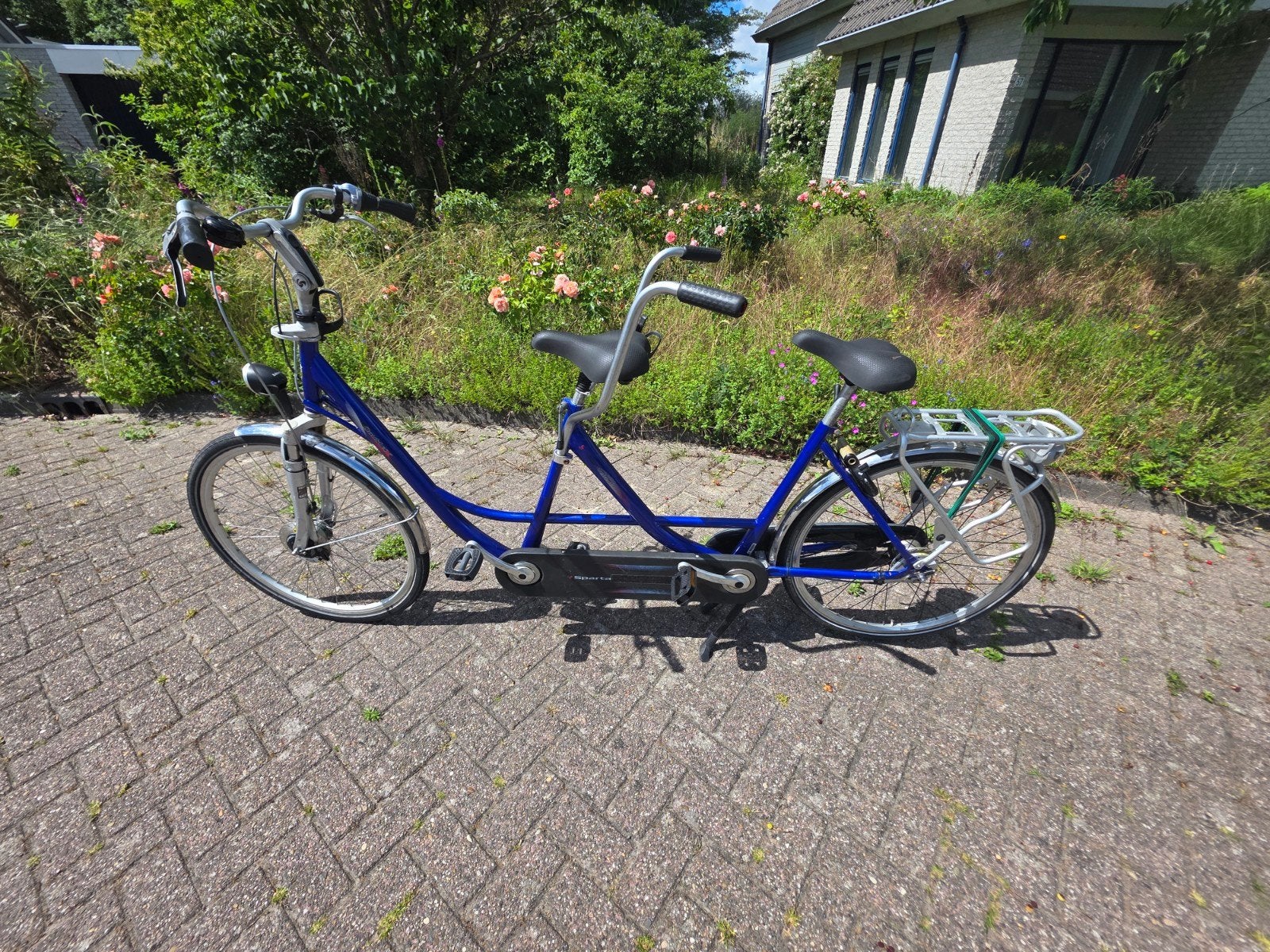 Tandem fiets - recent onderhoud en nieuwe onderdelen, Ophalen, Gebruikt