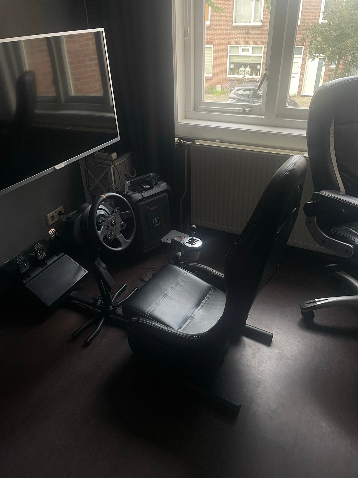 Thrustmaster Race Set, Ophalen, Racestuur, Gebruikt, Force feedback