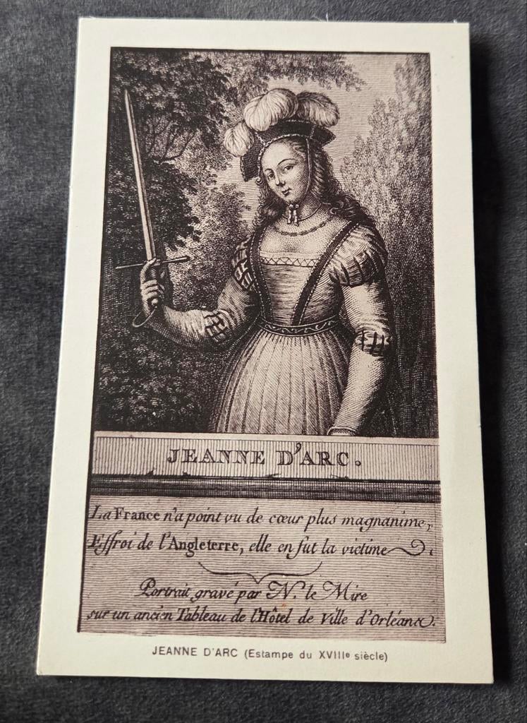 Jeanne d'Arc, Verzamelen, Ansichtkaarten | Themakaarten, Ongelopen, Voor 1920, Overige thema's, Verzenden